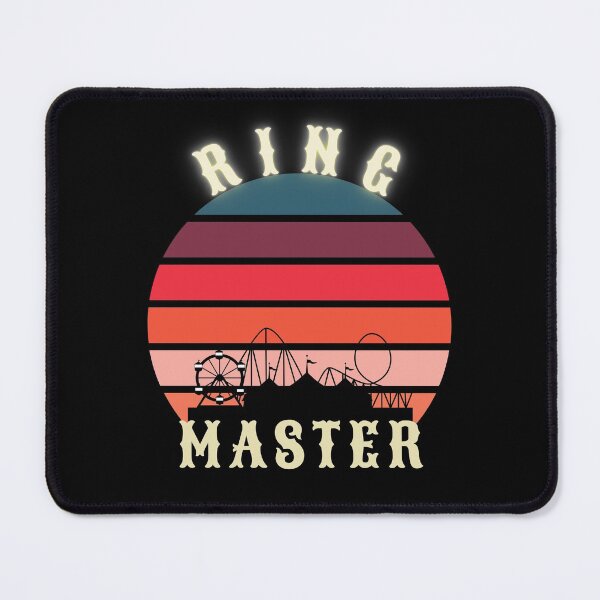 Item preview, Circus Ringmaster - Circus - Ringmaster - Silhouette on Retro Sunset designed and sold by DKA-2ndBoy.