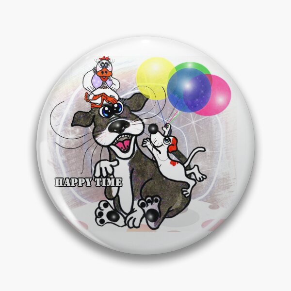 Item preview, Happy time - dogs and bird  designed and sold by Shirley cute art .