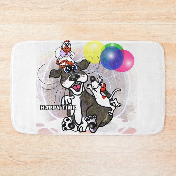 Item preview, Happy time - dogs and bird  designed and sold by Shirley cute art .