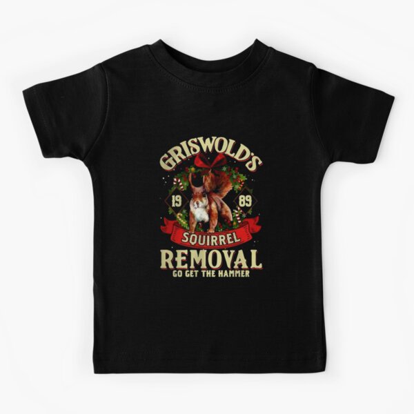 Christmas Vacation Squirrel Cute Vintage Kids T-Shirt