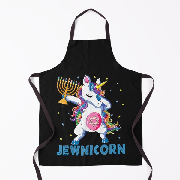 Item preview, Jewnicorn Funny Hanukkah Unicorn Gift Girl Women Pajamas T-Shirt designed and sold by Azim-Stefan.
