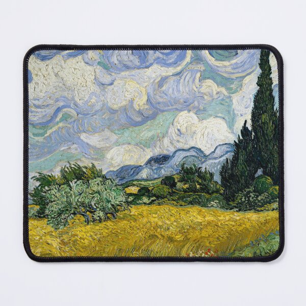 Item preview, Vintage Wheat Field with Cypresses by Vincent Van Gogh - Retouched designed and sold by autumnsspov.