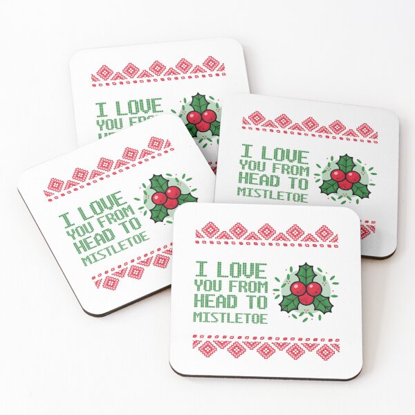 Item preview, I Love You From Head To Mistletoe designed and sold by crazydotdesigns.