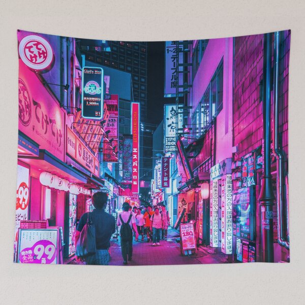 Item preview, Rushing Into Tokyo's Neon designed and sold by Neondreamscapes.