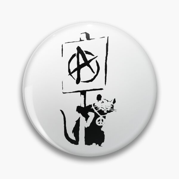 Artikelvorschau, Banksy Peace Anarchy Rat entworfen und verkauft von gtcdesign.