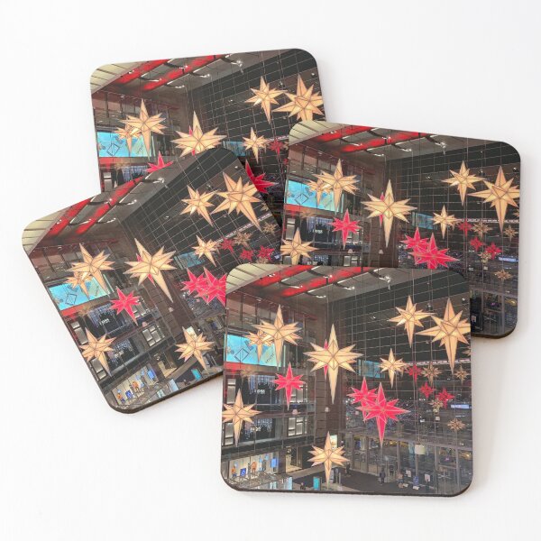 Item preview, Red/White Holiday Stars, Columbus Circle, NYC designed and sold by ExploreOutdoors.