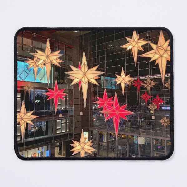 Item preview, Red/White Holiday Stars, Columbus Circle, NYC designed and sold by ExploreOutdoors.