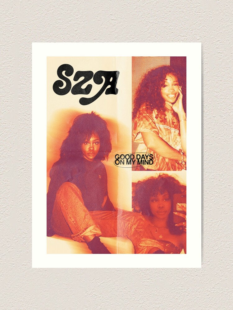 Sza Good Days Aesthetic Art Print For Sale By Olivebranchshop Redbubble 5952