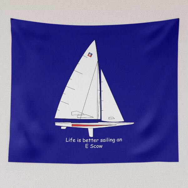 Item preview, E Scow Sailboat - Life is better sailing an E Scow designed and sold by CHBB.