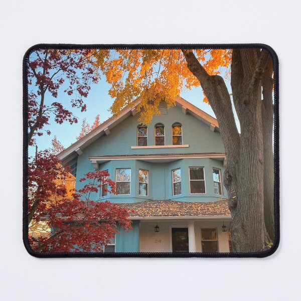 Item preview, Autumn Leaves, Blue House, Brooklyn NYC designed and sold by ExploreOutdoors.