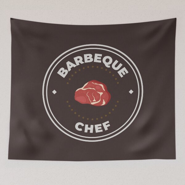 Item preview, Barbeque chef logo designed and sold by Morcawork.