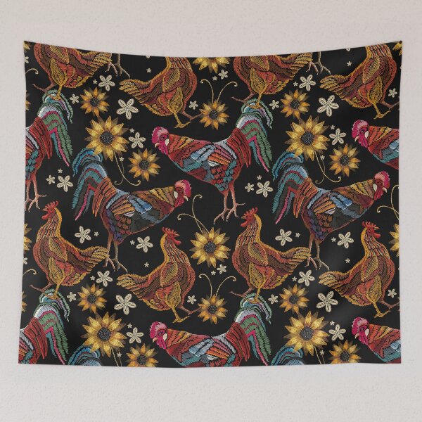 Item preview, Beautiful rooster and chicken designed and sold by HarleyGarner.