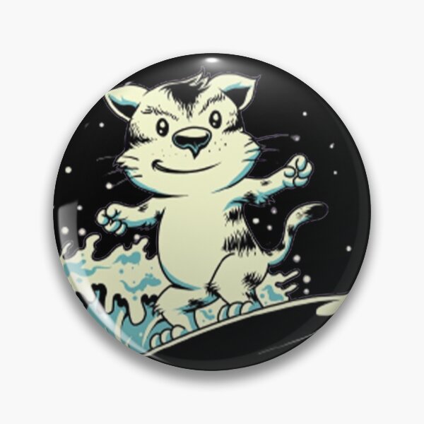 Item preview, Surfing Cat Kitty Surfer designed and sold by VectoMore.