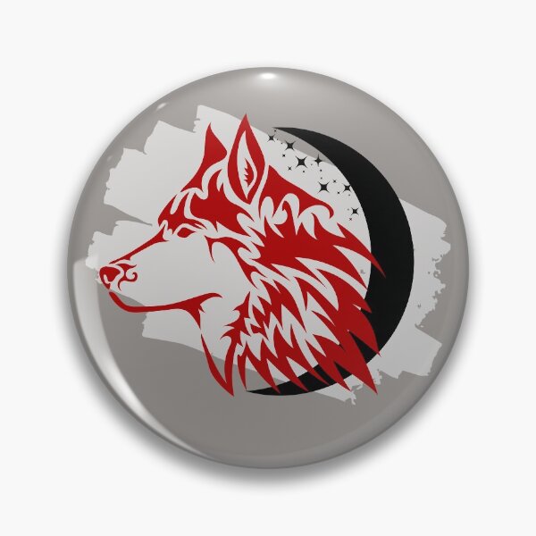 Item preview, Red wolf  designed and sold by readallthebooks.