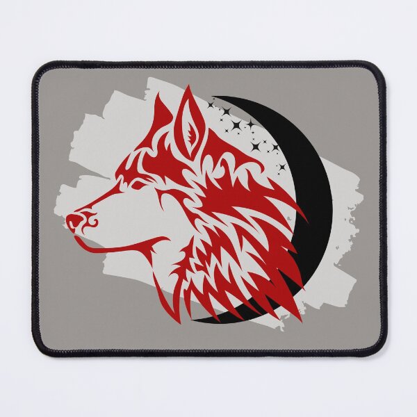 Item preview, Red wolf designed and sold by readallthebooks.