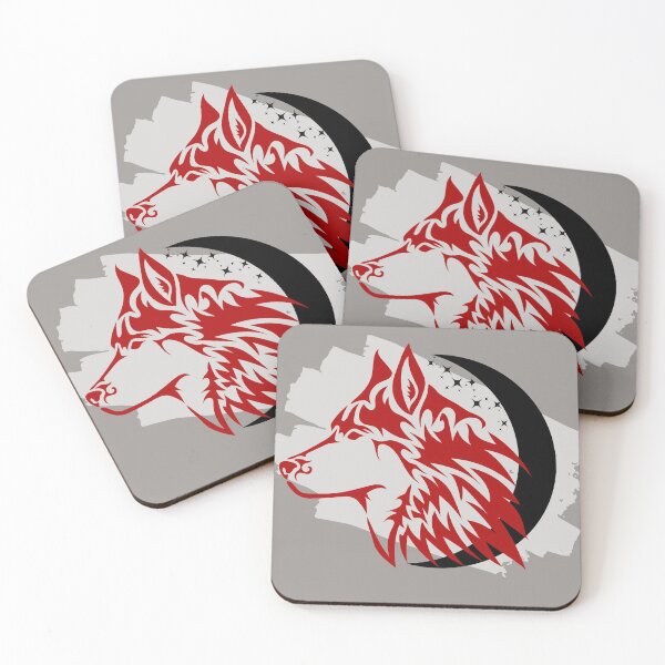 Item preview, Red wolf  designed and sold by readallthebooks.