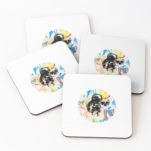 Item preview, Salpicadura de pintura de astronauta designed and sold by Coffeemerc117.