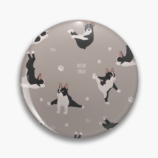 Item preview, Boston terrier Yoga pattern designed and sold by HarleyGarner.