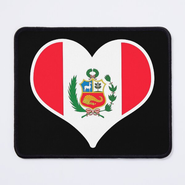 Item preview, Peru Flag Heart designed and sold by PKHalford.