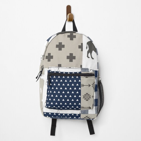 Item preview, Buffalo Navy Tan cute pattern designed and sold by HarleyGarner.