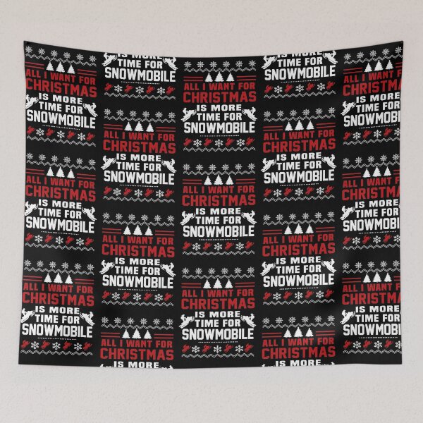 Item preview, Snowmobile All i want for christmas  designed and sold by AlyssoCharm.