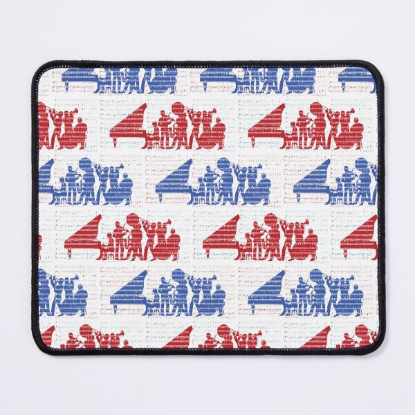 Item preview, Silhouette de Jazz Red White and Blue Version designed and sold by pelagio.