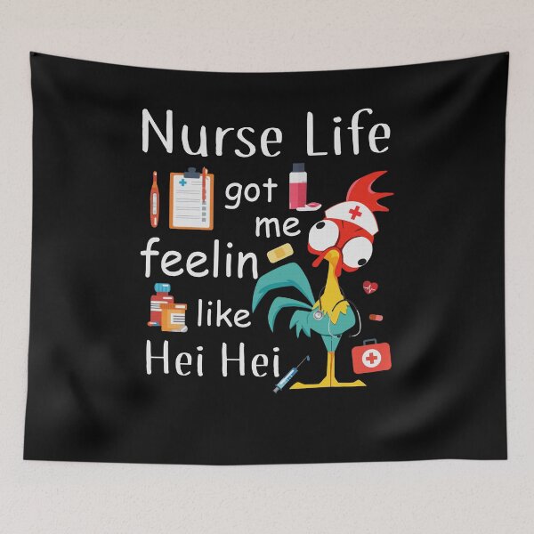 Item preview, Nurse Life Got Me Feelin Like Hei Hei designed and sold by ZAVDBWB.