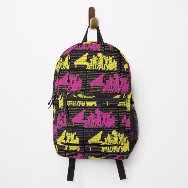 Item preview, Silhouette de Jazz Bubblegum Pink and Yellow designed and sold by pelagio.