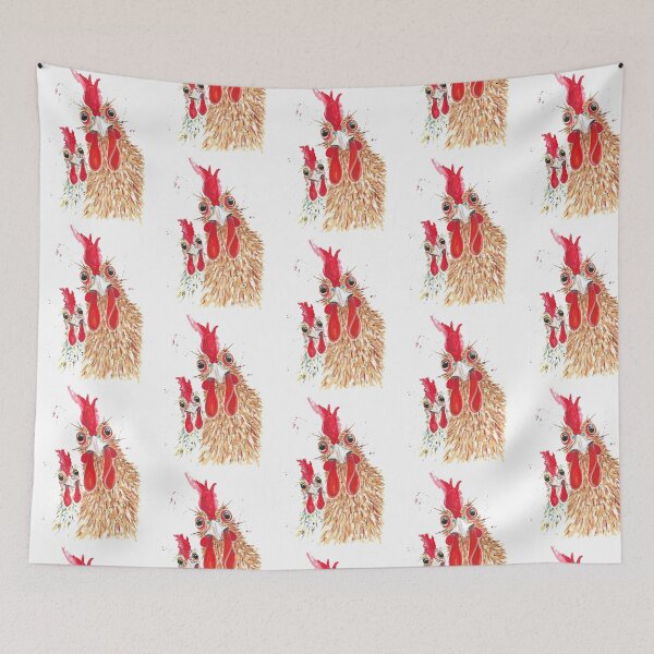 Item preview, Watercolor Chicken Art designed and sold by JaskolArt.
