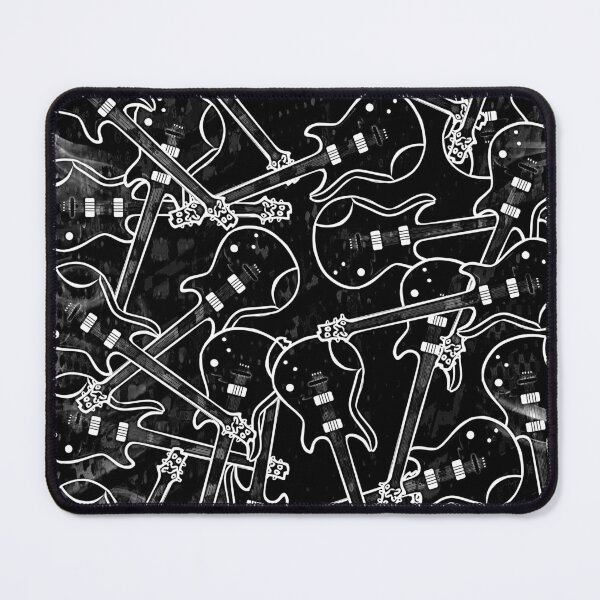Item preview, Guitars Pattern in Black and White designed and sold by CarolM.