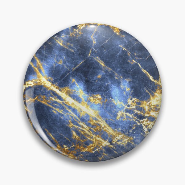 Item preview, Ornate, Classic (Faux) Gold and (Faux) Sapphire-Colored Faux Marble designed and sold by DEC02.