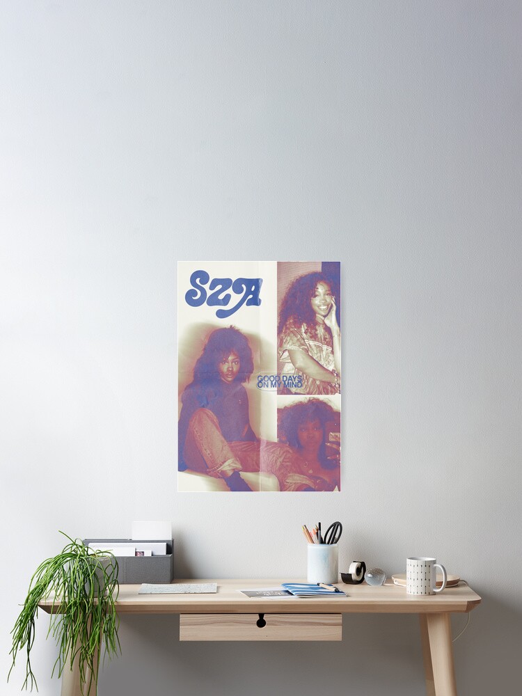Thumbnail 2 of 3, Poster, SZA Good Days Aesthetic designed and sold by olivebranchshop.