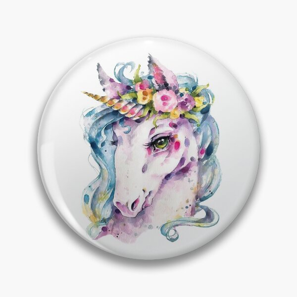 Item preview, Watercolor Unicorn Art designed and sold by JaskolArt.