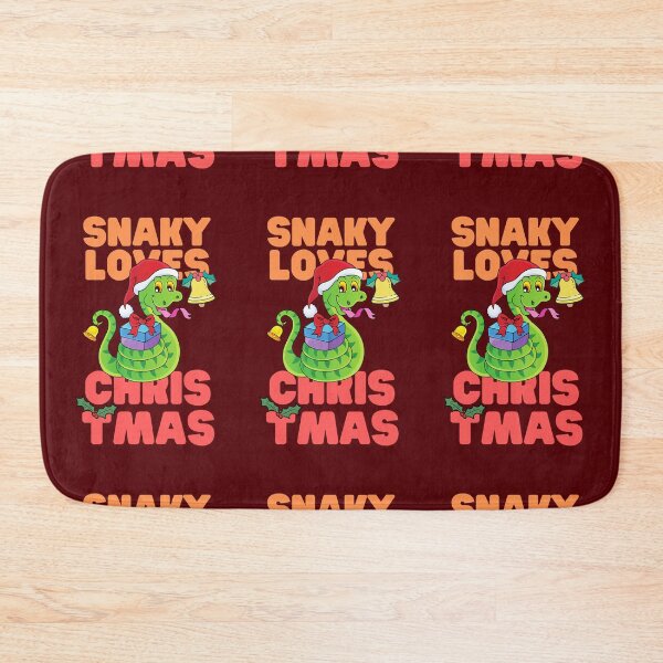 Item preview, Snake Loves CHRISTMAS designed and sold by Keep Smiling.