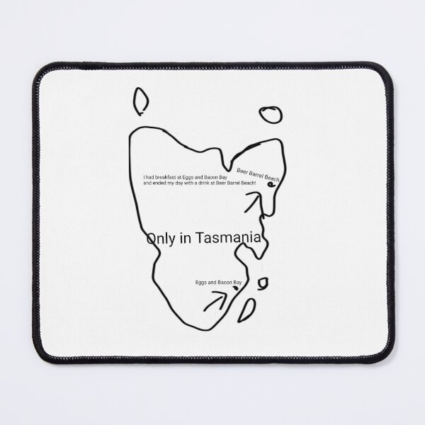 Item preview, Only in Tasmania series work 3: Eggs n bacon bay designed and sold by JulieMoss.