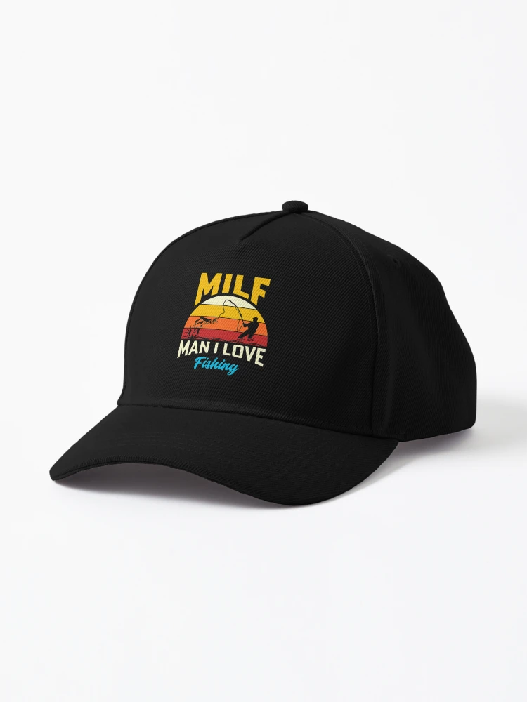 MILF Man I Love Fishing Womens Snapback Hats Hat With Sun Visor Pure Color  Art Peaked Cap For Women 230603 From Keng06, $11.66