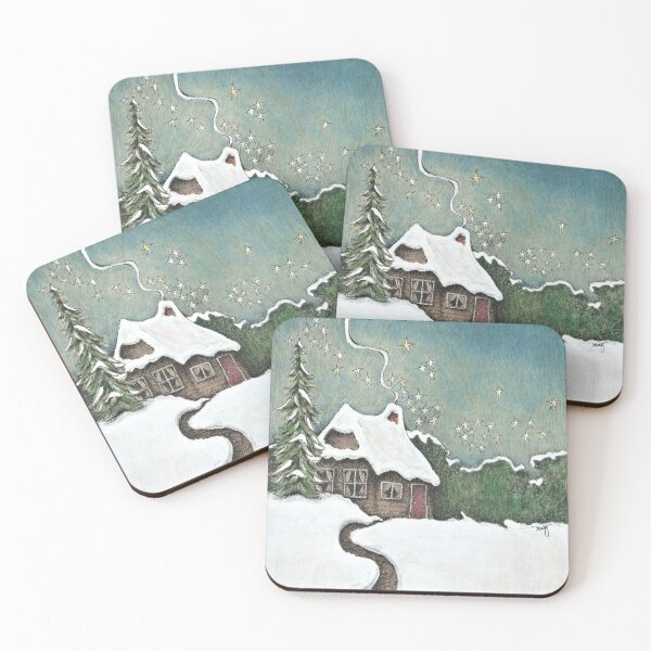 Item preview, Cabin in the Snow designed and sold by Mindy Stephens.