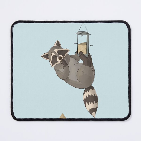 Item preview, Raccoon on a bird feeder designed and sold by Mehu.