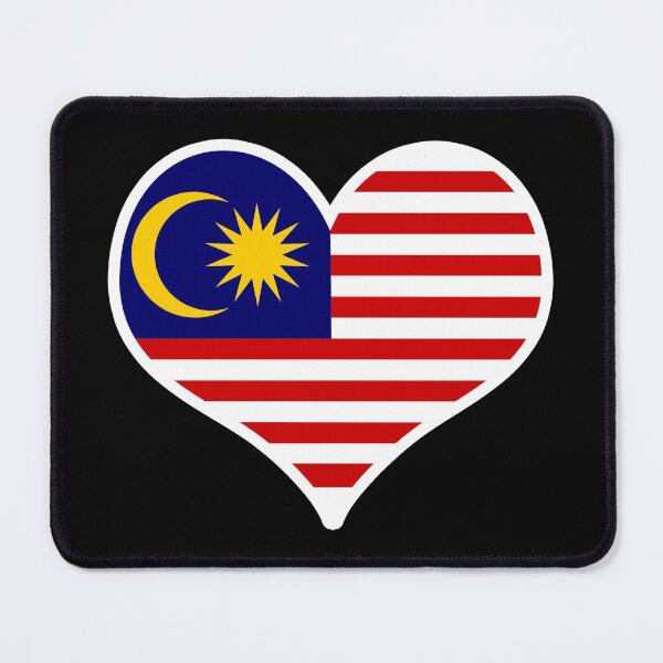 Item preview, Malaysia Flag Heart designed and sold by PKHalford.
