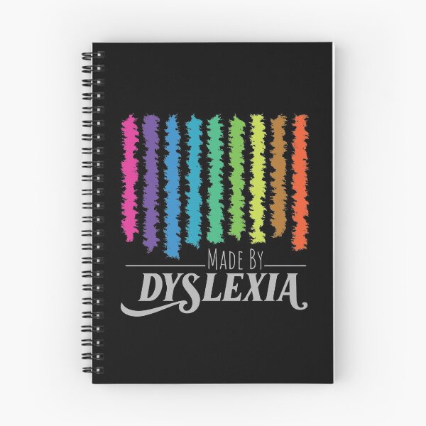 Item preview, Dyslexia Awareness Month - Made By Dyslexia - Brushes Colorful Rainbow designed and sold by Dolphin Graphic.