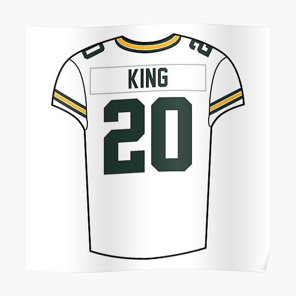 Aaron Jones Home Jersey Poster for Sale by designsheaven