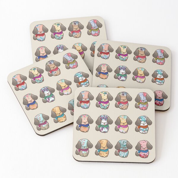 Item preview, Silly Dogs Pattern designed and sold by Khotekmei.