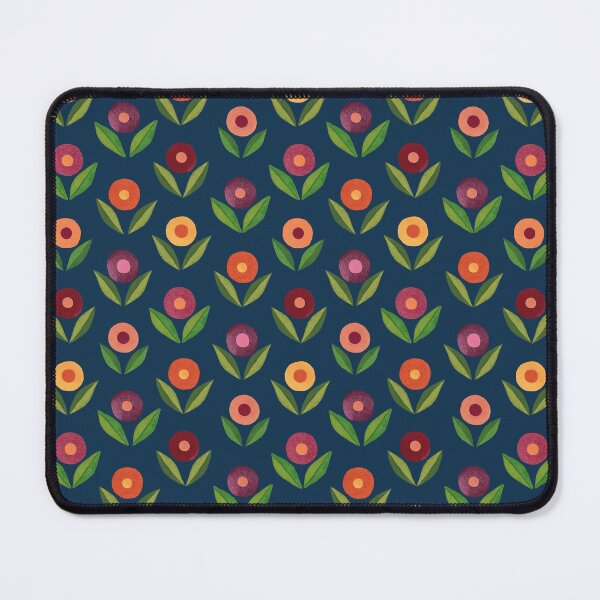 Item preview, Field of Flowers (Navy) designed and sold by Wrimple.