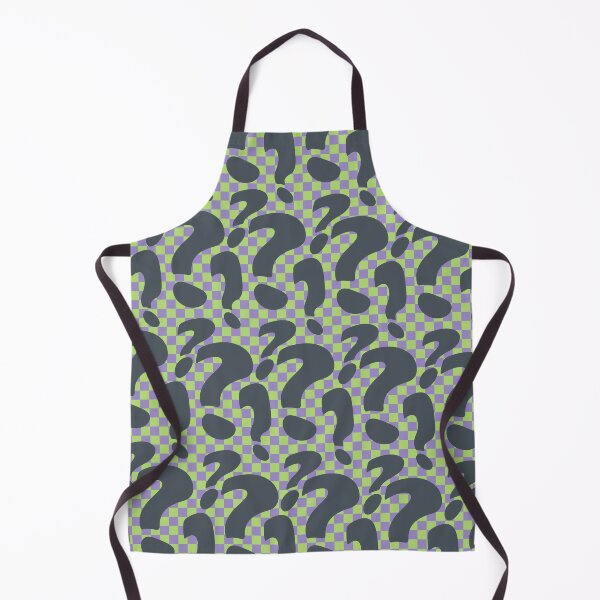 Item preview, question marks purple and green classic comicbook style typography designed and sold by Fashionmonger.