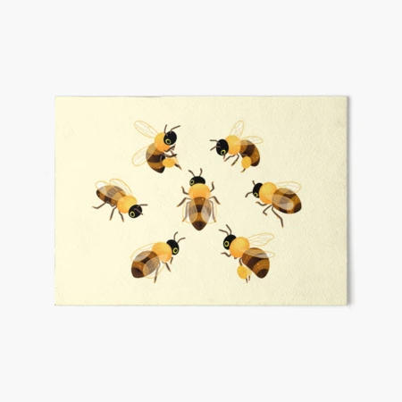 Honey bees Sticker for Sale by pikaole