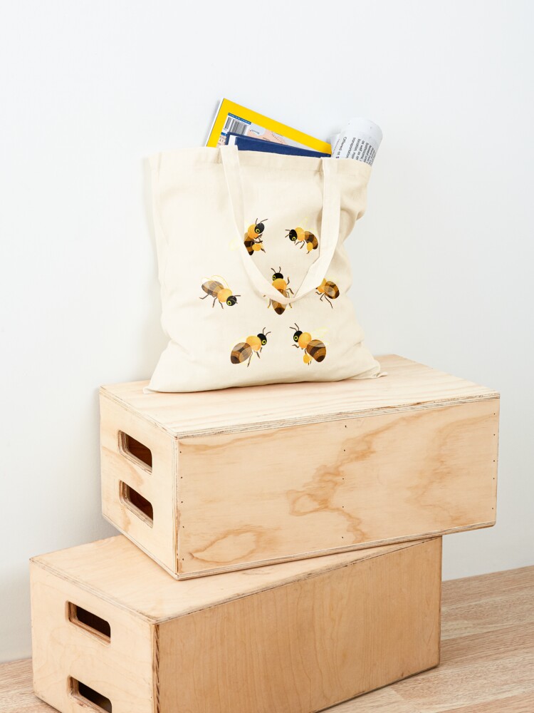 Alternate view of Honey bees Tote Bag