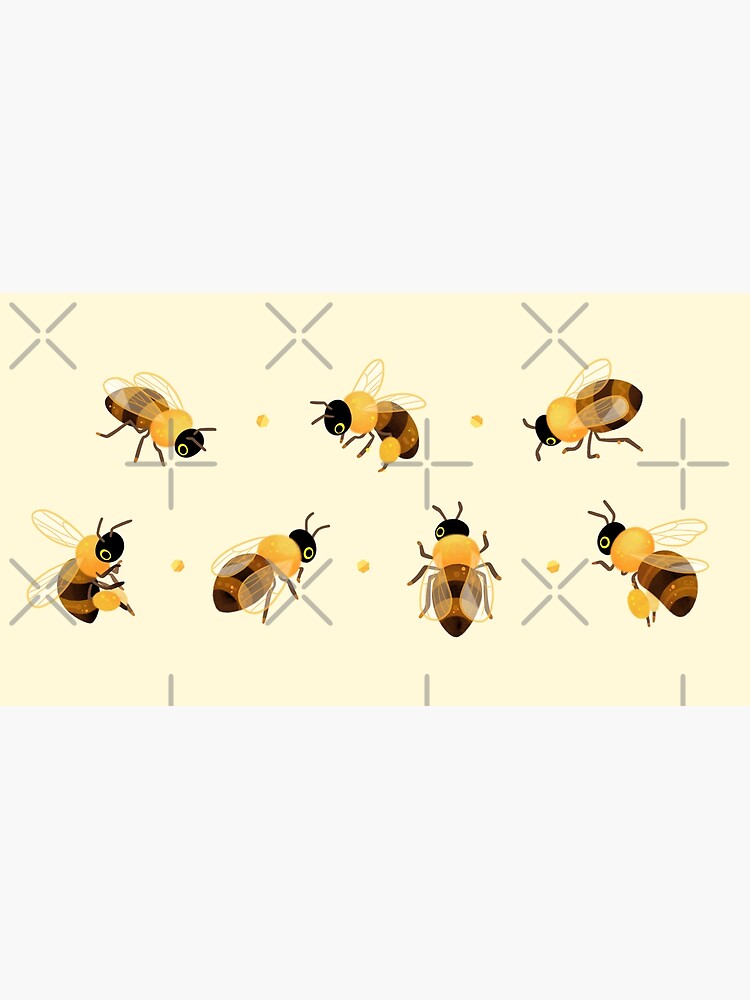 Discover Honey bees Premium Matte Vertical Poster