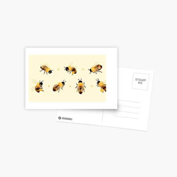 Honey bees Postcard