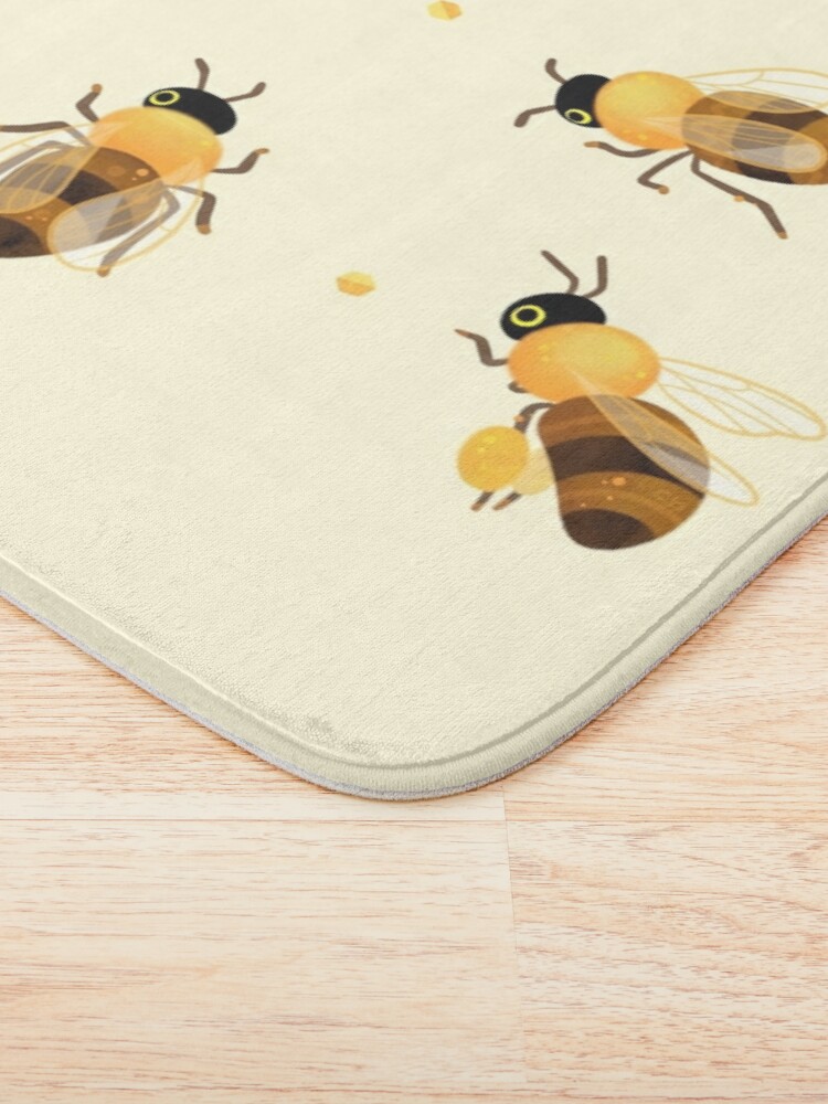 Disover Honey bees | Bath Mat