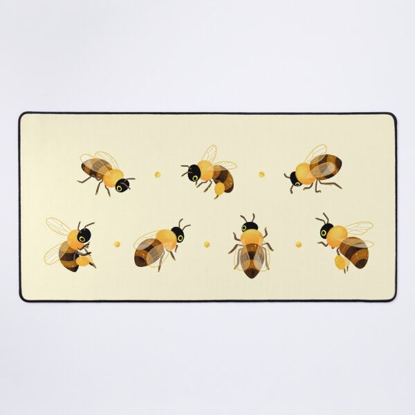 Honey bees Desk Mat
